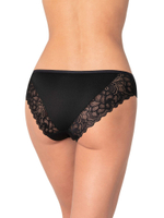 Бамбуковые трусики-слипы с кружевными элементами (Размер: XL) (Цвет: бежевый)