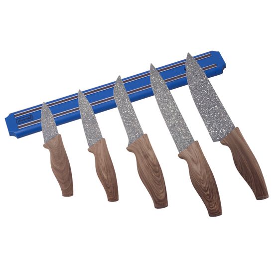 Набор кухонных ножей 6 предметов Kamille КМ 5043 в подарочной упаковке