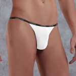 Трусики-стринги из микромодала в рубчик Doreanse Ribbed Modal (Размер: XL) (Цвет: белый)