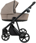 Детская коляска Roan Sol 2.0 3 в 1 с автокреслом Pituso Santiso Pro Black SLL/31/T Hazel/Black/руч.Black