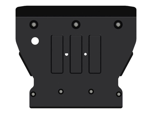 Защита картера двигателя (2,5 мм, сталь) для Audi Q7 2015- (V = 3.0 TDI; 3.0 TFSI; 4.2 TFSI Quattro Tiptronic), Audi Q8 2018- (V = 3.0 AT 4WD), Volkswagen Touareg 08/2018- (V = 3.0 TDI 4WD; 3.0TSI 4WD) Sheriff.02.4314