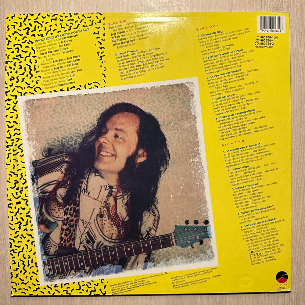 David Lindley And El Rayo-X - Very Greasy (Германия 1988г.)
