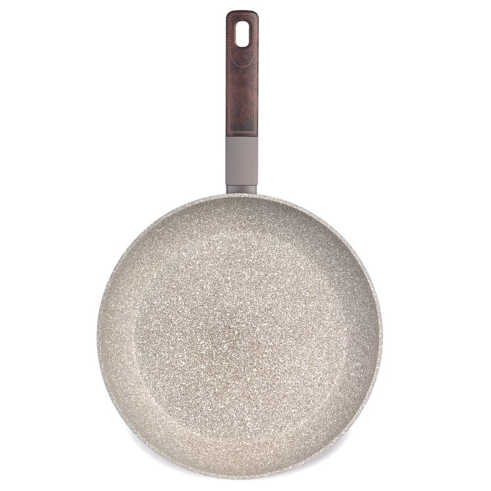 СКОВОРОДА С АНТИПРИГАРНЫМ ПОКРЫТИЕМ PFLUON MARBLE, 28*5,2 СМ