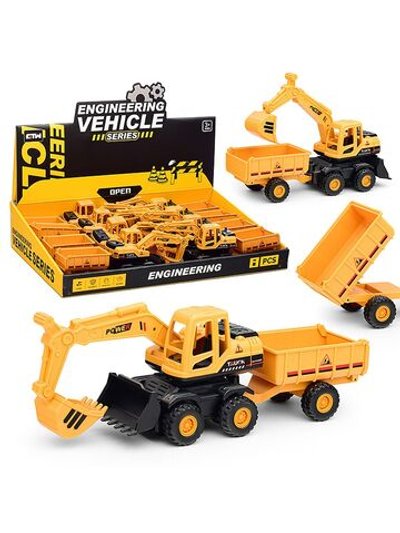 Игрушка Машина Экскаватор с прицепом-2 (BHX825)