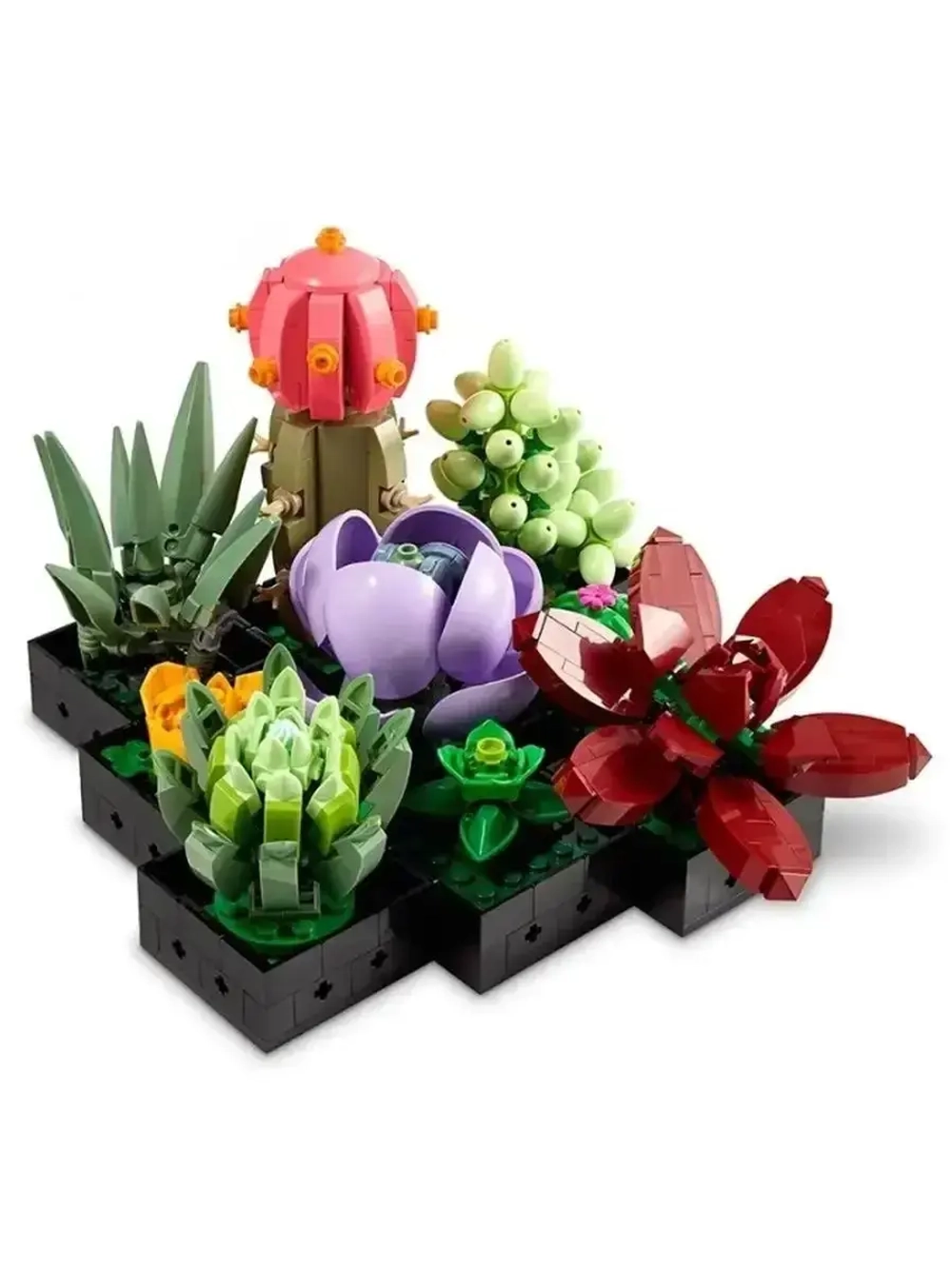 Конструктор Цветы Суккуленты 771 деталь 88039/подарок