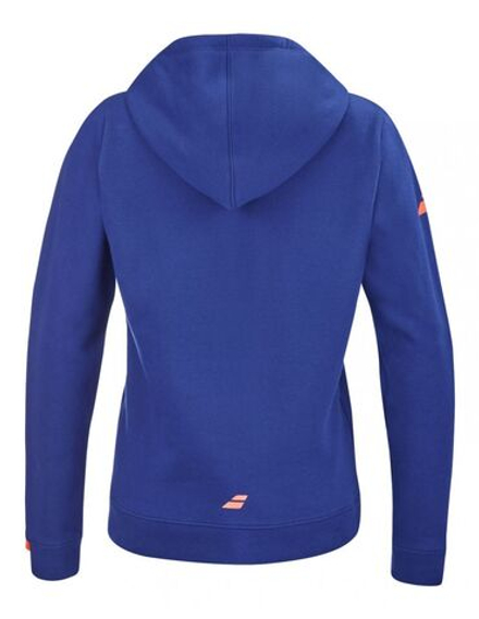 Женская теннисная куртка Babolat Exercise Hood Sweat Women - estate blue