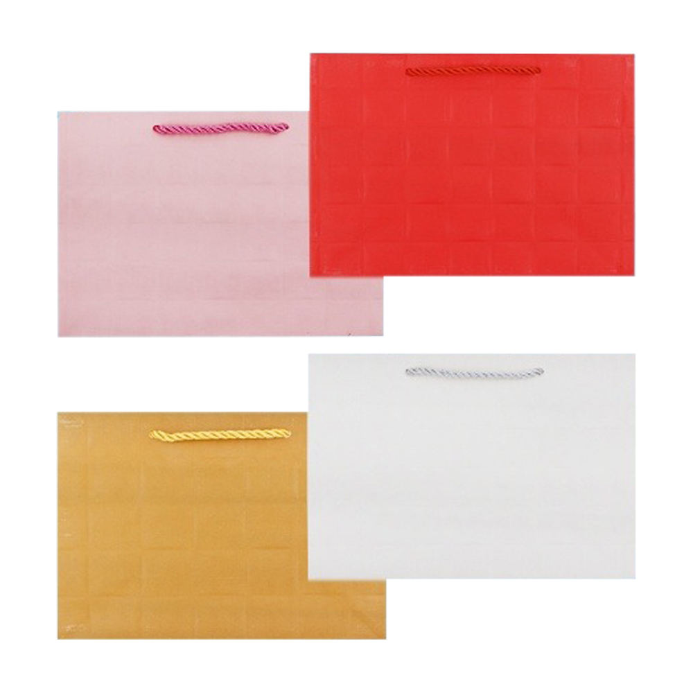 Подарочный пакет Basir, серия "Квадрат", тиснение квадрат 31*41*12 см, ассорти