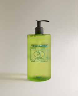 Zara Home Жидкое мыло Bergamot & Sandalwood 500 мл для рук и тела, парфюмированное, аромат древесный
