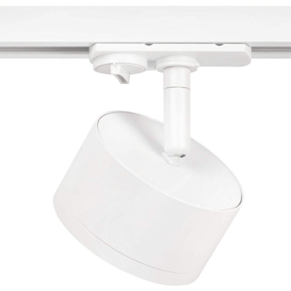 Трековый светильник однофазный ЭРА TR48-GX53 WH под лампу GX53 матовый белый | Однофазные светильники под лампу