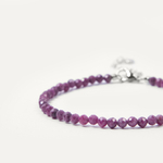 Браслет на ногу Facets RED