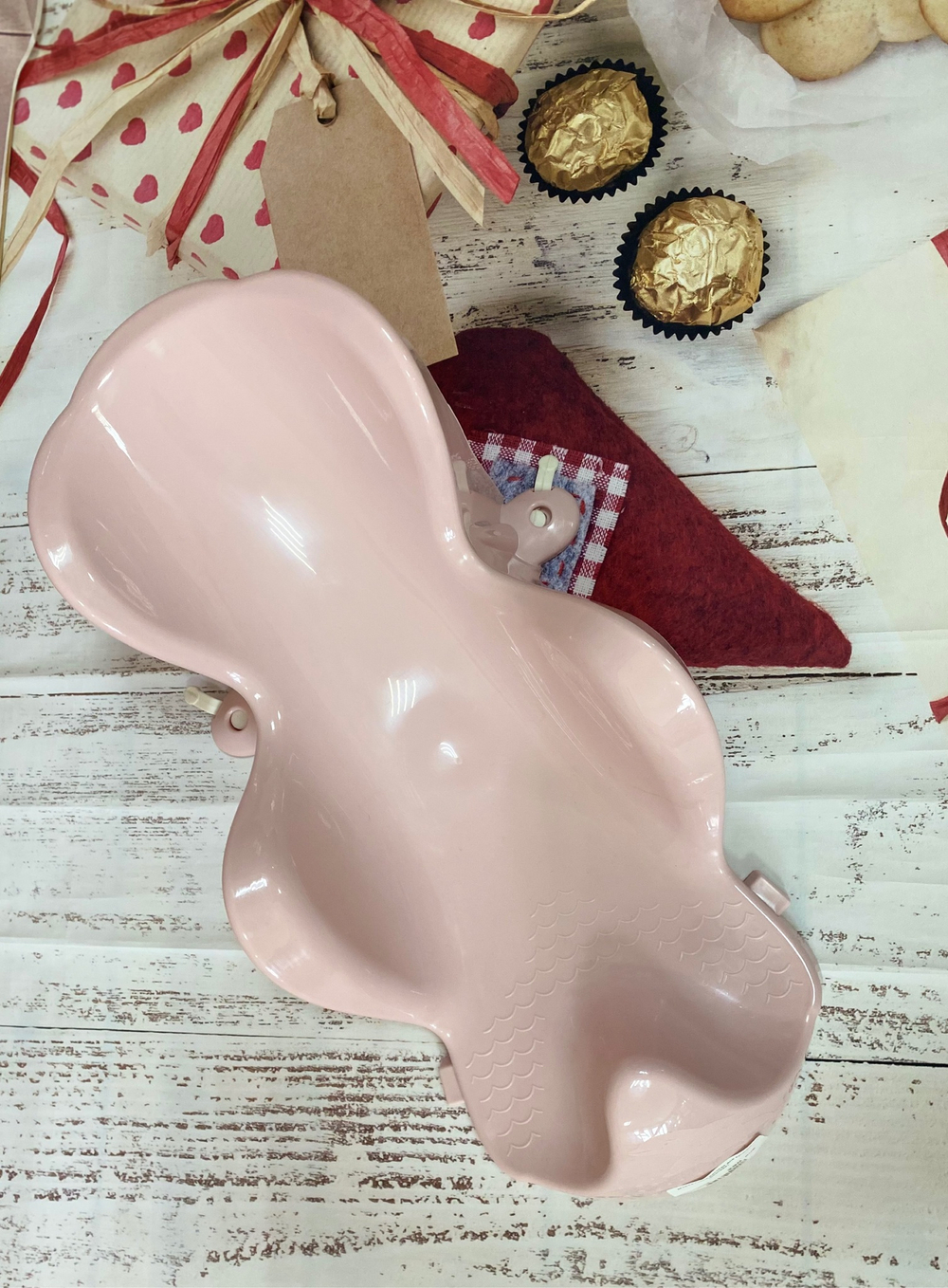 М1514 Горка детская для купания (розовая)