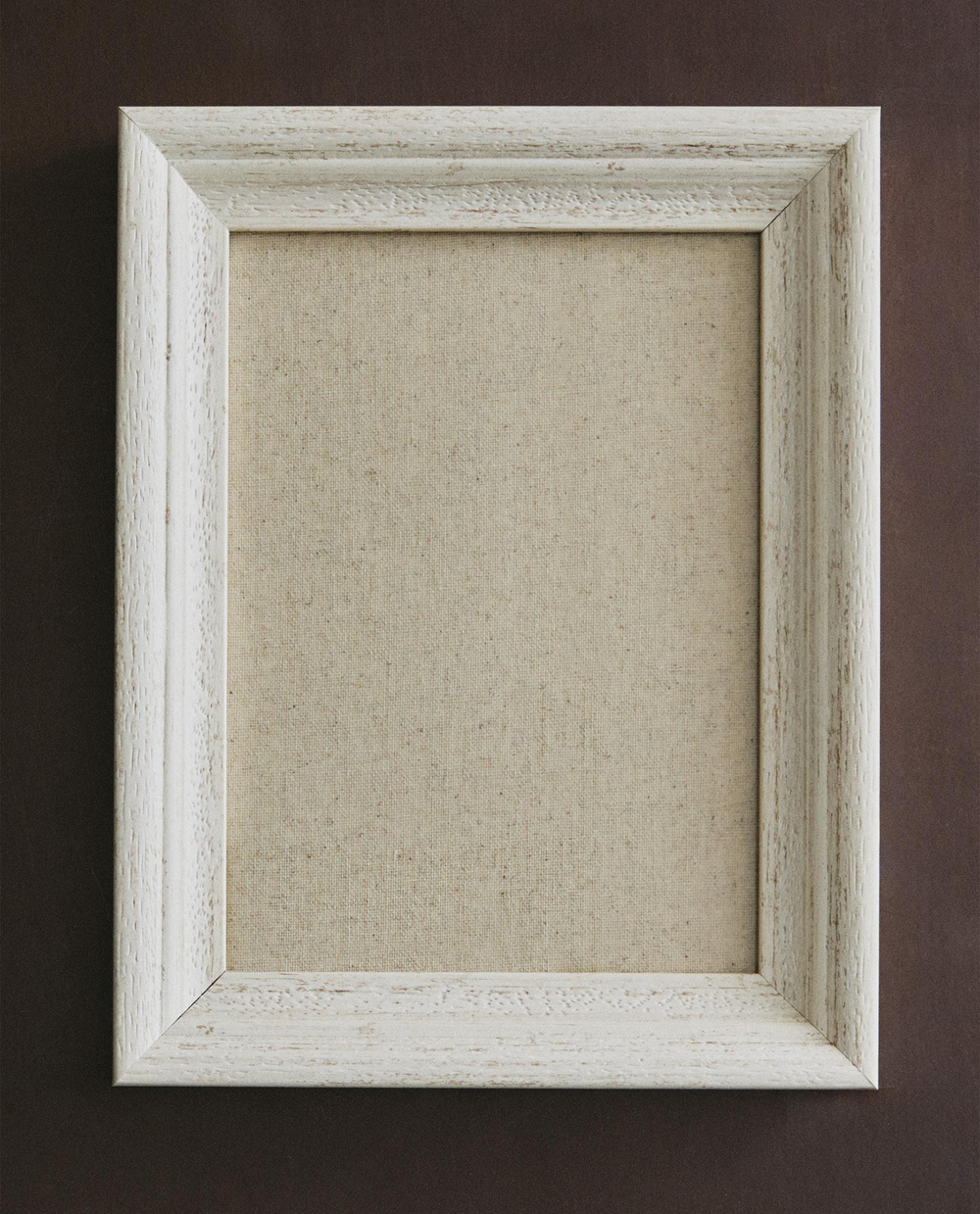 Zara Home Фоторамка из стекла, цвет белый, 19 см · 7367/045