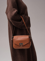 Женская сумка кросс-боди Azaro коричневый камень соло