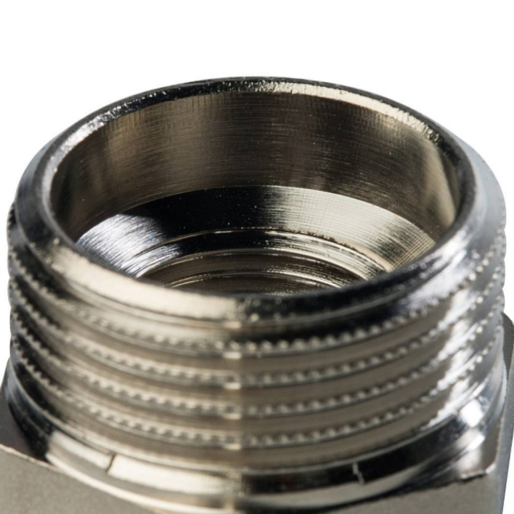 Футорка STOUT SFT 0029 - 2" x 3/4" (для стальных труб, латунь никелированная)