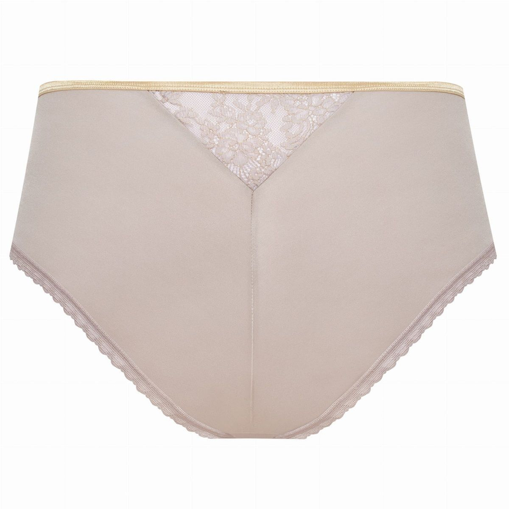 Трусики-слипы с высокой линией талии Galina (Размер: XL) (Цвет: кофейный)