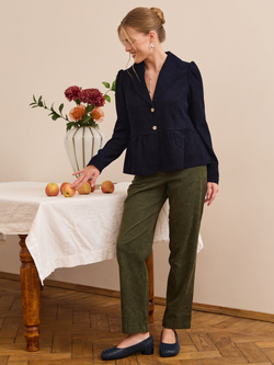 Жакет вельвет укороченный