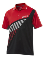 Andro Shirt Harris Cotton red/black