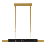 4361/25L MIDCENT ODL24 000 черный мрамор/антич. бронза/металл/акрил Подвесной светильник IP20 LED 25W 3000K 220V MARMI