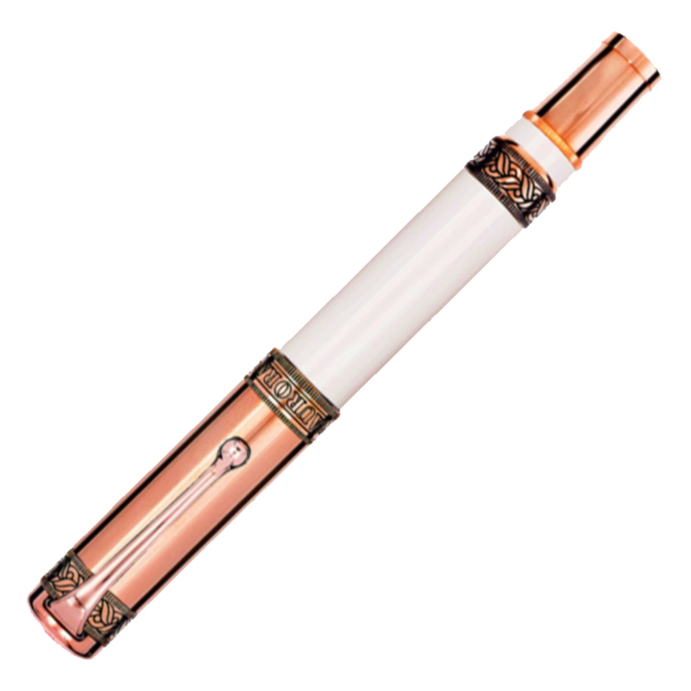 Перьевая ручка Aurora Dante Paradiso White Rosegold Limited Edition GT, перо - F, в подарочной коробке