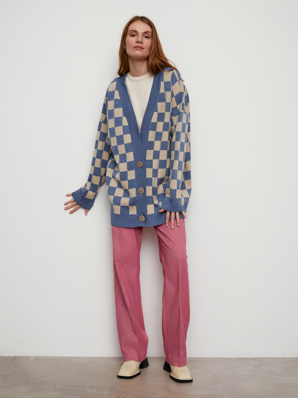 Кардиган Chess Blue