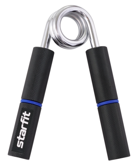 Эспандер кистевой ES-405 пружинный, 65 кг, металлический, черный/темно-синий