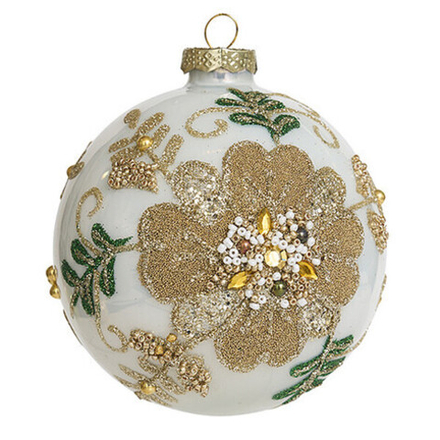 Шар "Золотой сад" 10см AXM237