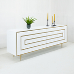 ТУМБА WHITE&BRASS