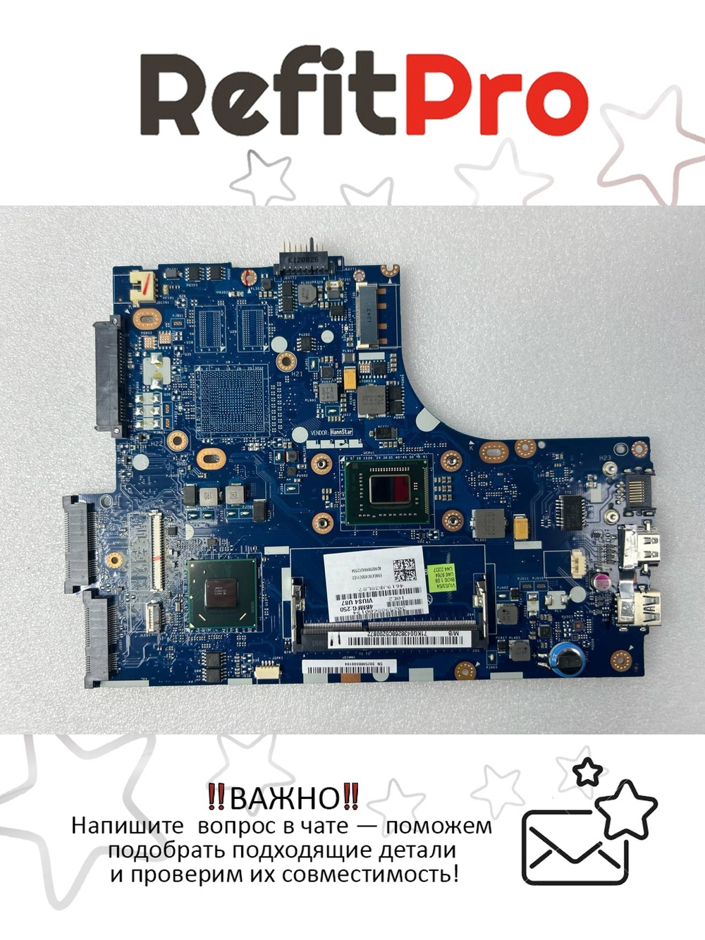 Материнская плата для ноутбука Lenovo S400 VIUS4 HM70-997 UMA (90001452), оригинал