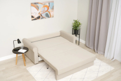 Диван-кровать Калли, спальное место 140х198, велюр, еврокнижка