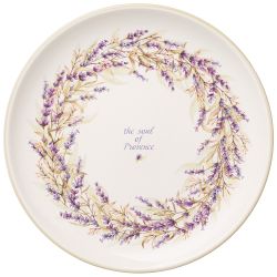 ТАРЕЛКА ПОДСТАНОВОЧНАЯ "ДУША ПРОВАНСА" 26*26 СМ. ВЫСОТА=3 СМ. (КОР=16ШТ.)