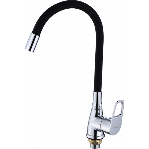 59004-С См-ль для кухни с гибким из. (ЧЕРНЫЙ) HANSEN (10/1шт)