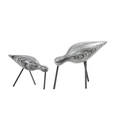 Статуэтка Wood grain bird black B