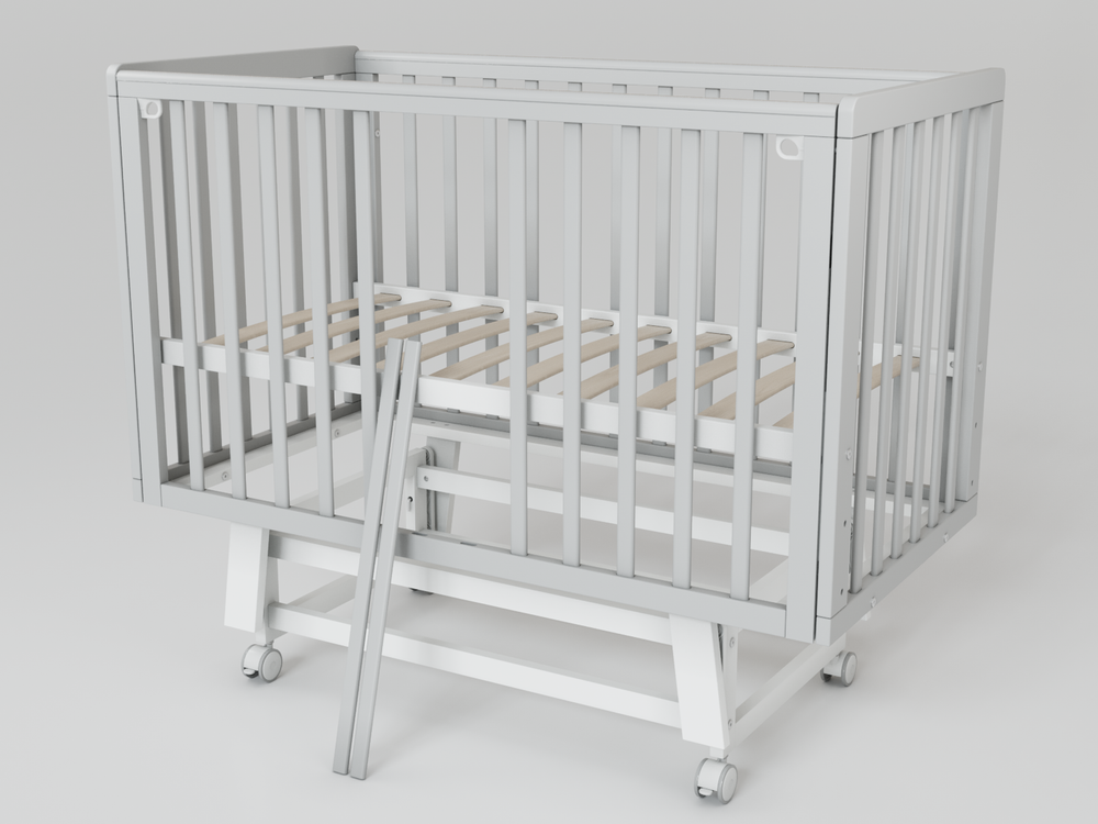 Кроватка детская Incanto Anniken Exclusive (серый/белый) маятник продольный