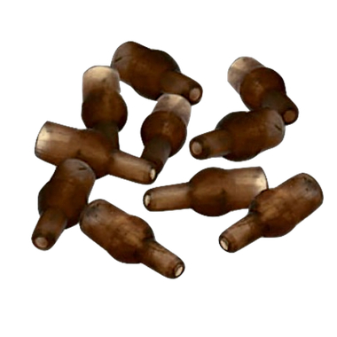 Бусинка мягкая Nautilus Tulip Beads Soft 03-01110664  10шт Тёмно-Коричневый