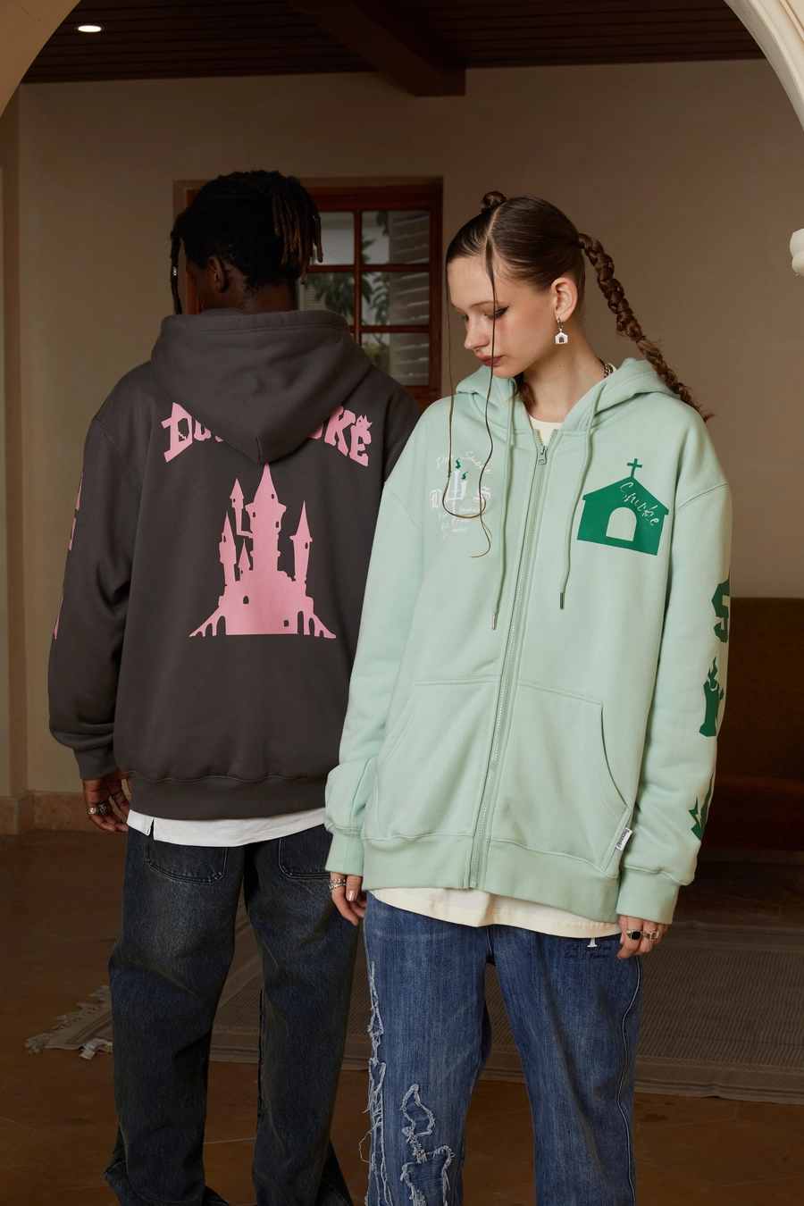 Худи DONSMOKE "DSM Castle" Oversized Zip-Hoodie