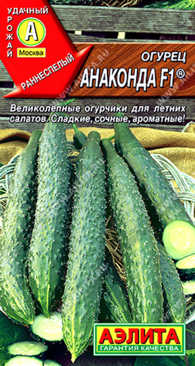 Огурец китайский Анаконда F1 ®,       10 сем