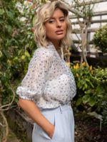 Блуза Агния (белая) Б15488-45М LT Collection