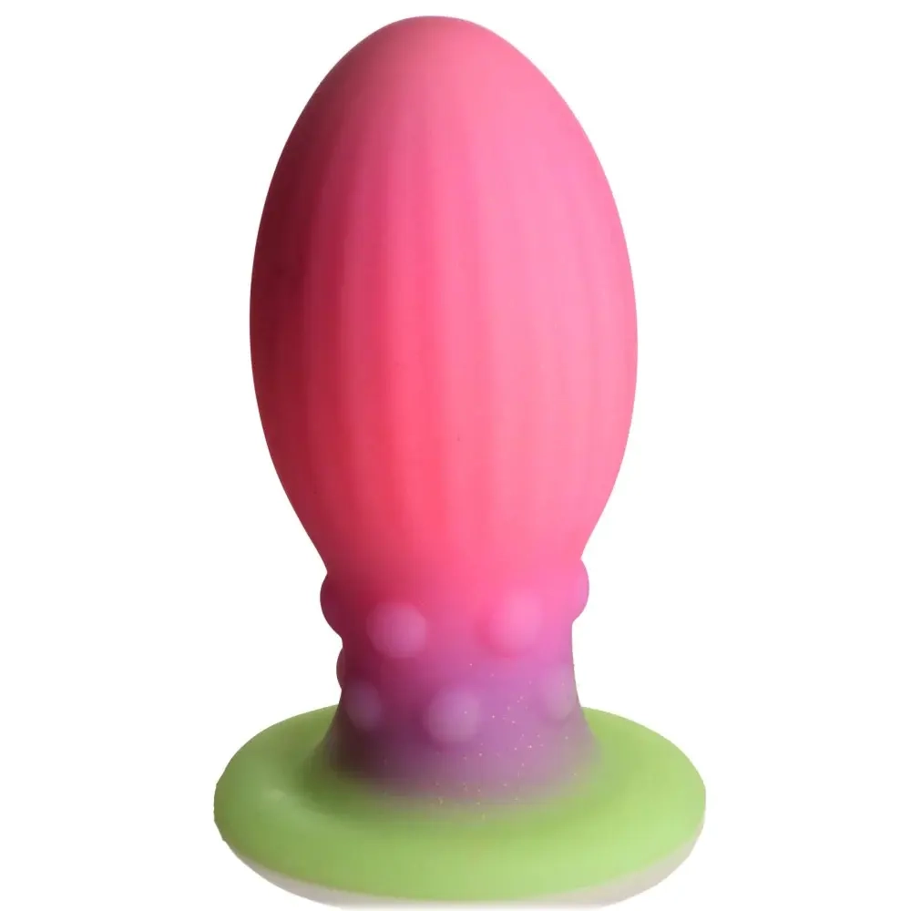 Фантазийный стимулятор светящийся в темноте Xeno Egg XL 17.6х7.9 см