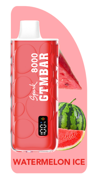 Купить Одноразовый Pod GTM Bar Spark - Watermelon Ice (8000 затяжек)
