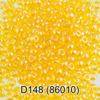 Бисер Чехия "GAMMA" круглый 4 10/0 2.3 мм D148 желтый ( 86010 )