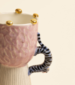 Ваза – Два тигра, Розовая | ВАЗАНЕВАЗА