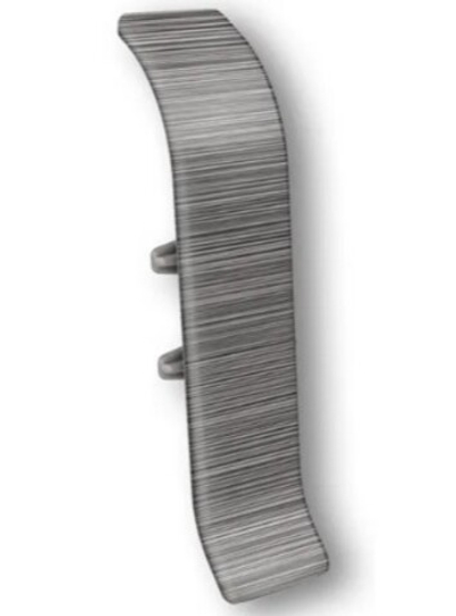 Соединитель для плинтуса 85мм "Идеал Классик", 187 Алюминий темный