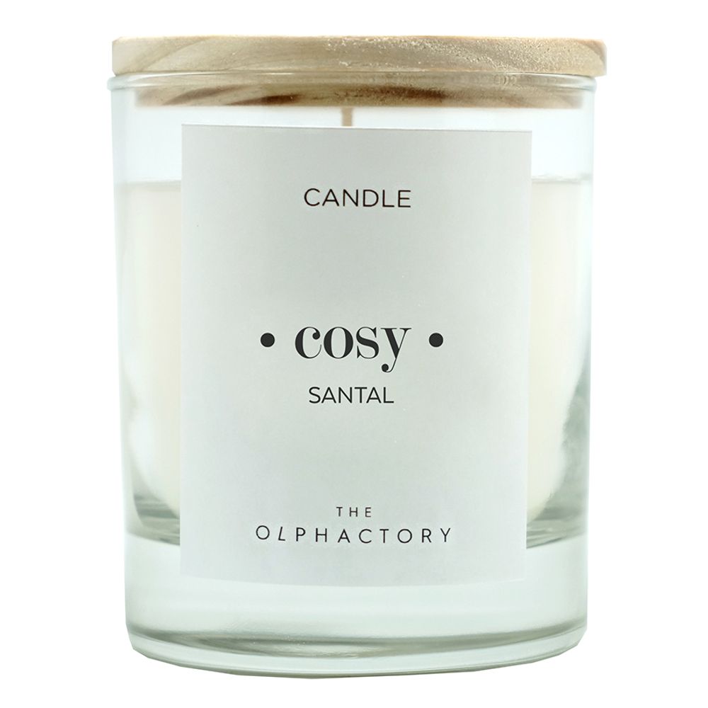 Свеча ароматическая The Olphactory, Cosy, Santal, 40 ч