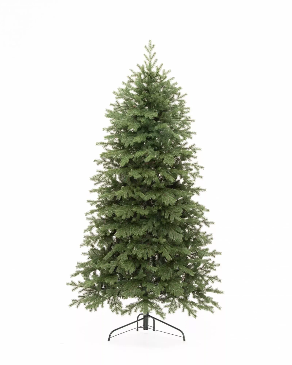 Искусственная елка пристенно-угловая Графская Премиум 210 см., Литая хвоя+ПВХ, ЕлкиТорг (69210)