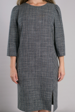 Платье женское 3567ВПА, клетка #406Кле053567ВПА