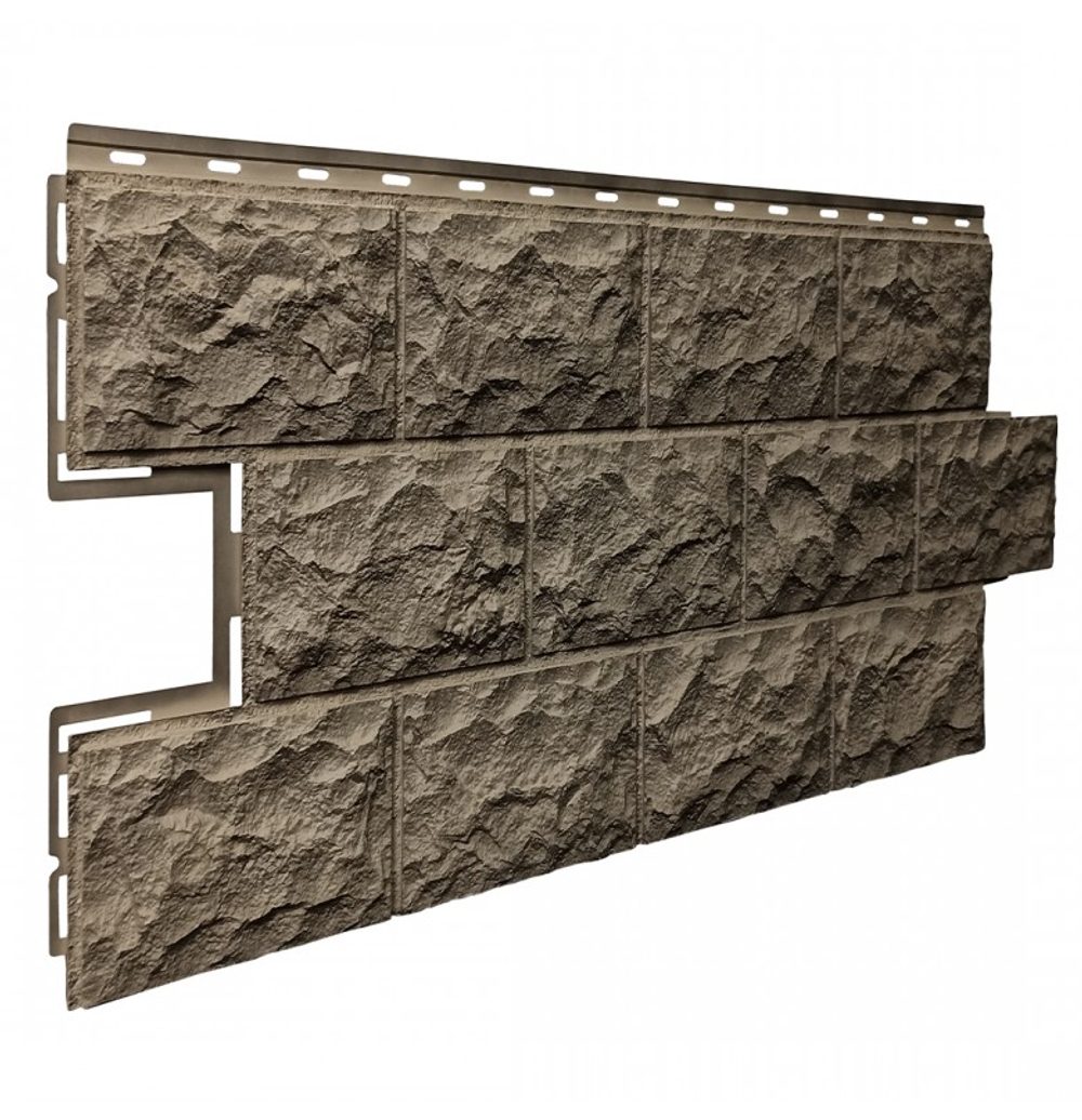 Фасадные панели (Цокольный Сайдинг) Fineber Доломит Дымчатый