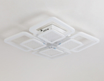 Светильник потолочный светодиодный с пультом FA4283/4+4 WH белый 100W 3000K+6400K/4200K/6400K+3000K 435*435*70 (ПДУ ИК)