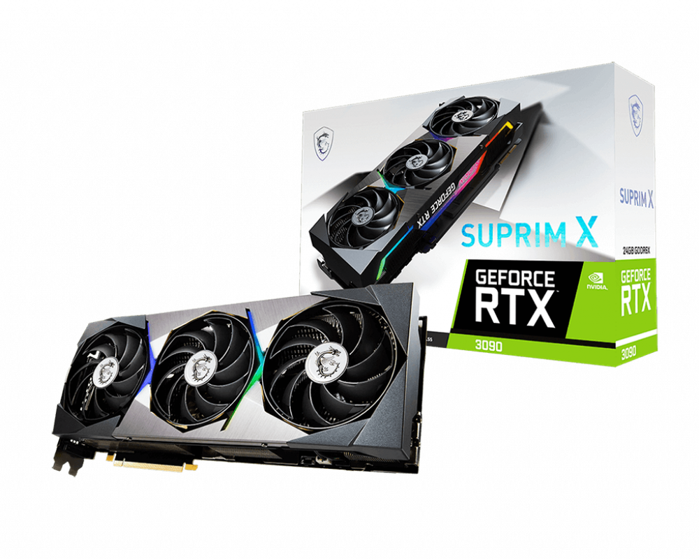 Видеокарта MSI GeForce RTX™ 3090 Ti SUPRIM X 24G