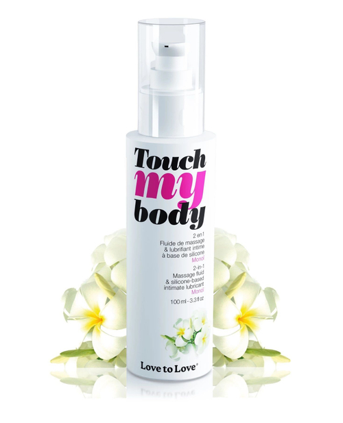 Силиконовый лубрикант 2‑в‑1 Love to Love Touch My Body, моной, 100 мл