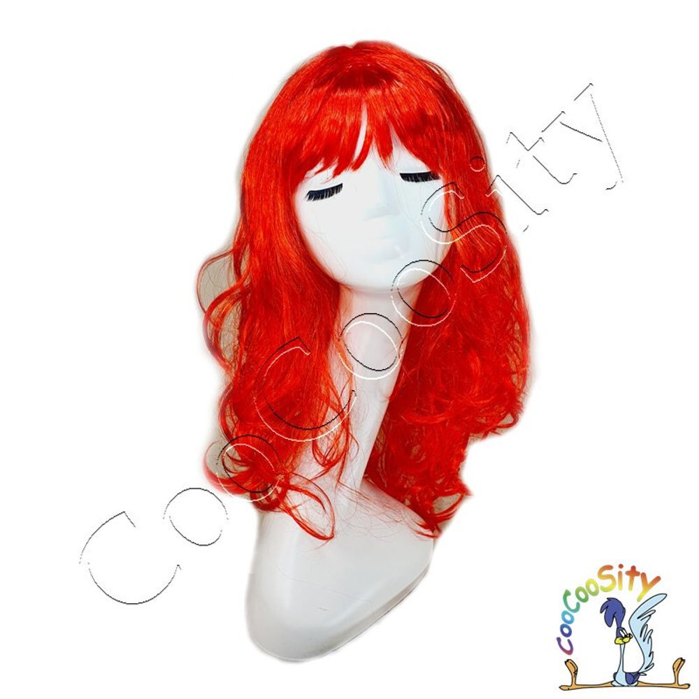 парик Аврора красный, искусственный волос